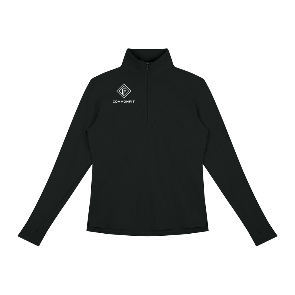 perfomance,women,gym,commonfit,quarterzip